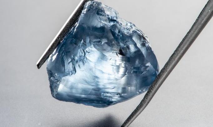 An exceptionally rare 20.08-carat type IIB blue diamond was recovered from the Cullinan mine